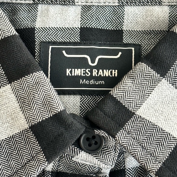 NWT Kimes Ranch LS Garrison button down in Grey Heather, size medium - Picture 2 of 5